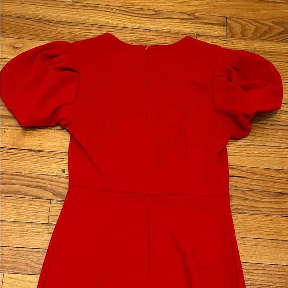 Charley Chic Red Puff Sleeve Mini Dress - Picture 8 of 8
